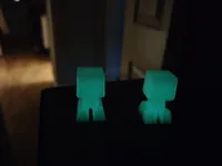 Mini Creeper Minecraft phosphorescent — photo 4