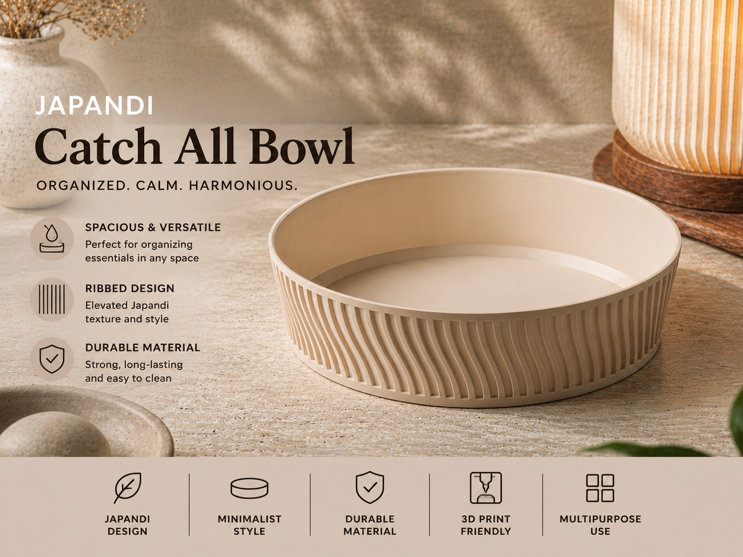 Japandi Catch All Bowl