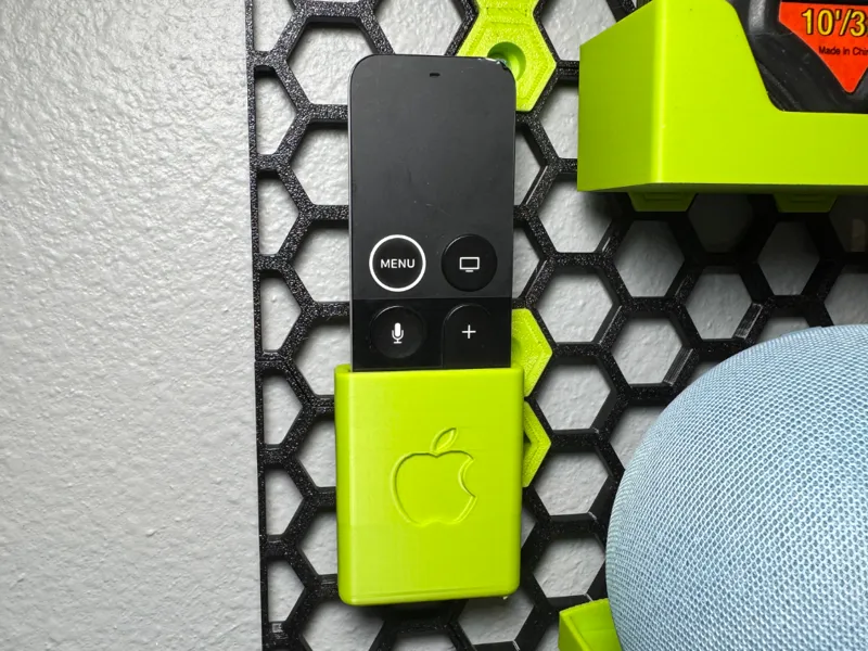 Apple TV Remote Holder for HSW Honeycomb Wall 