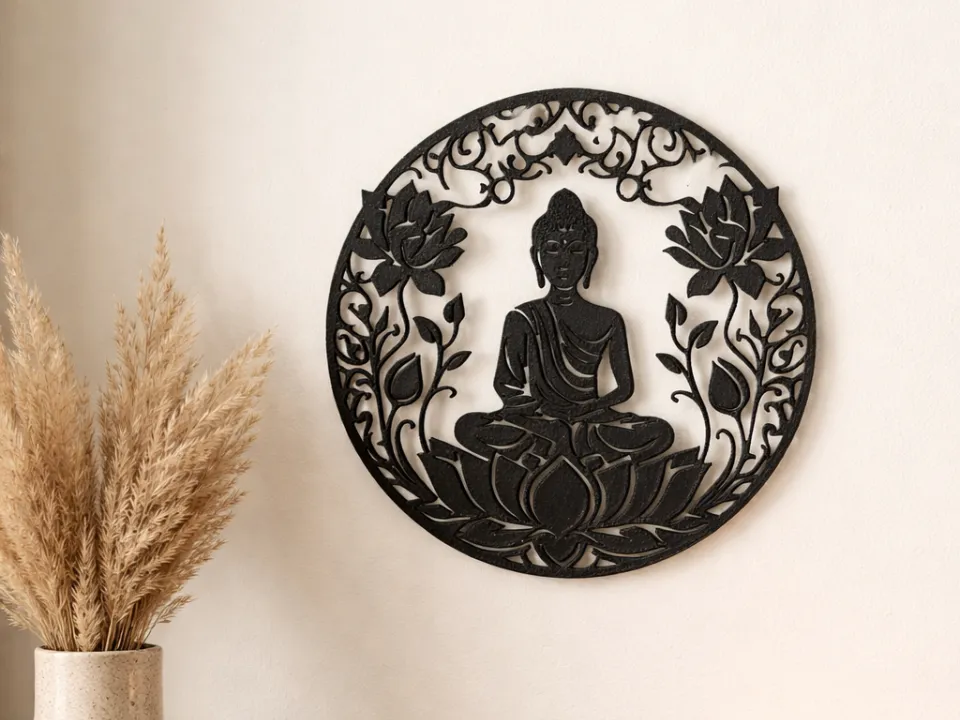 Bouddha fleuri
