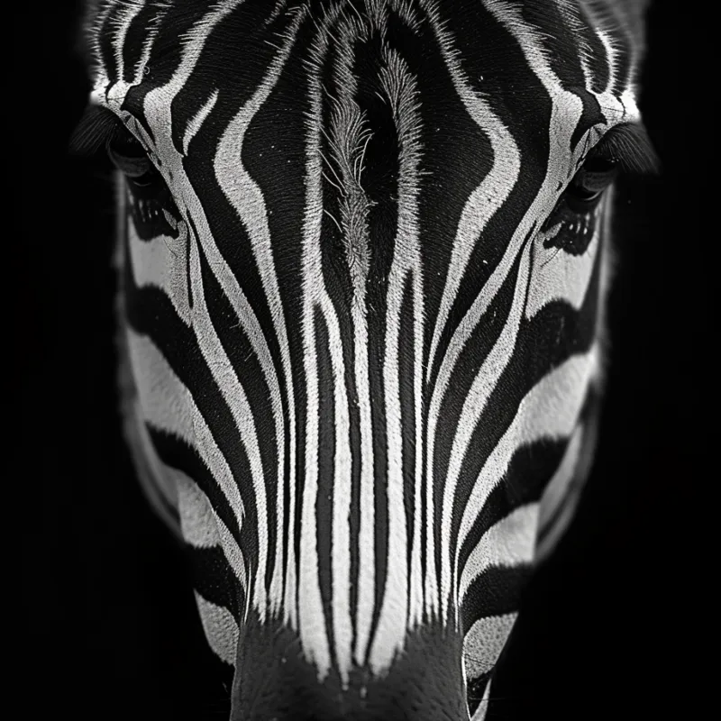 Zebra Simple Stunning B&W HueForge