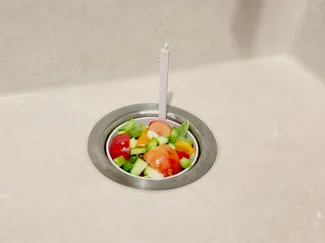 Récupérateur à déchets pour évier / lavabo