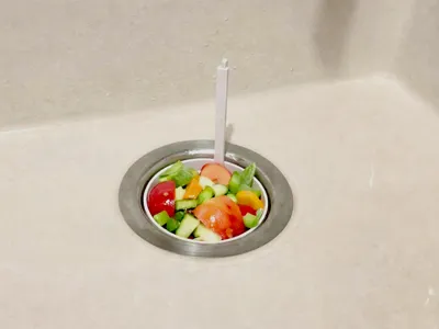 Sink/basin waste collector