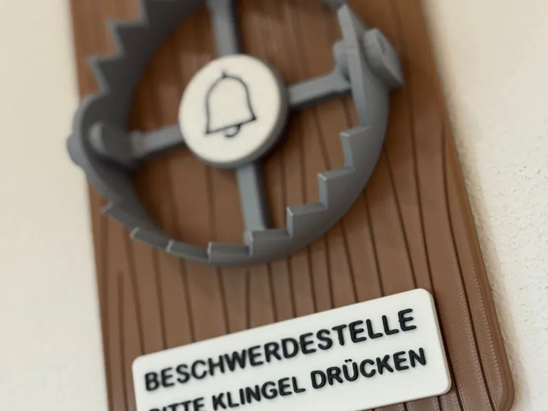 Beschwerdestelle - Bärenfalle - Scherzartikel