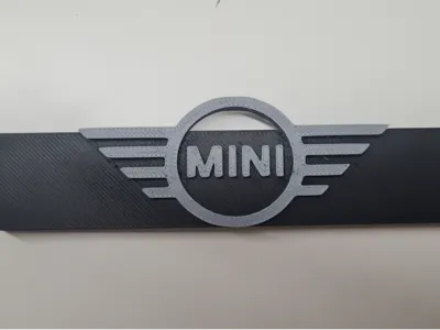 MINI COOPER BILLBOARD FOR GARAGE CAR KEY