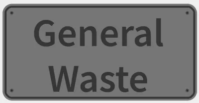 General Waste Sign