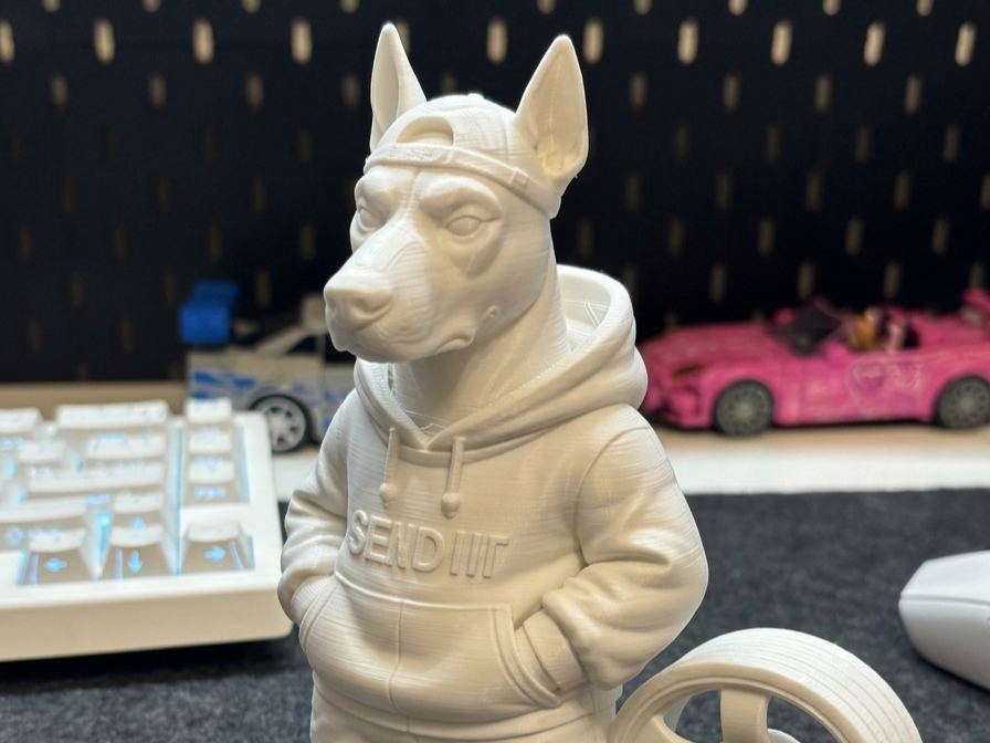 JDM Doberman | Send It Cool Dog Figurine