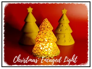 Encaged light tree tealight (11 cm)