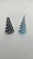 1 plate, Twist Fidget Cone