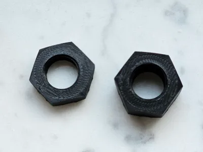 M12x1.5 Threaded Nuts - 2 Heights