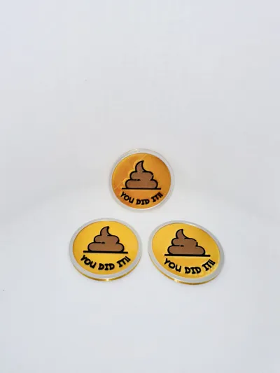 Toddler Potty Training Reward Poop Coin by JPPrintWorth MakerWorld ...