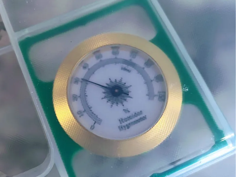 Hygrometer Bracket  Ezy Storage 32L 33.8qt Dry Box