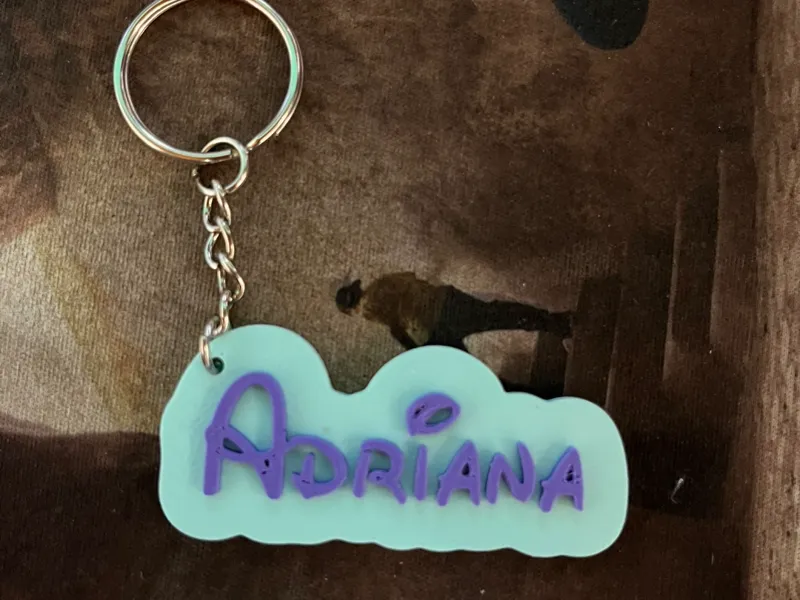 Llavero con el nombre de Adriana