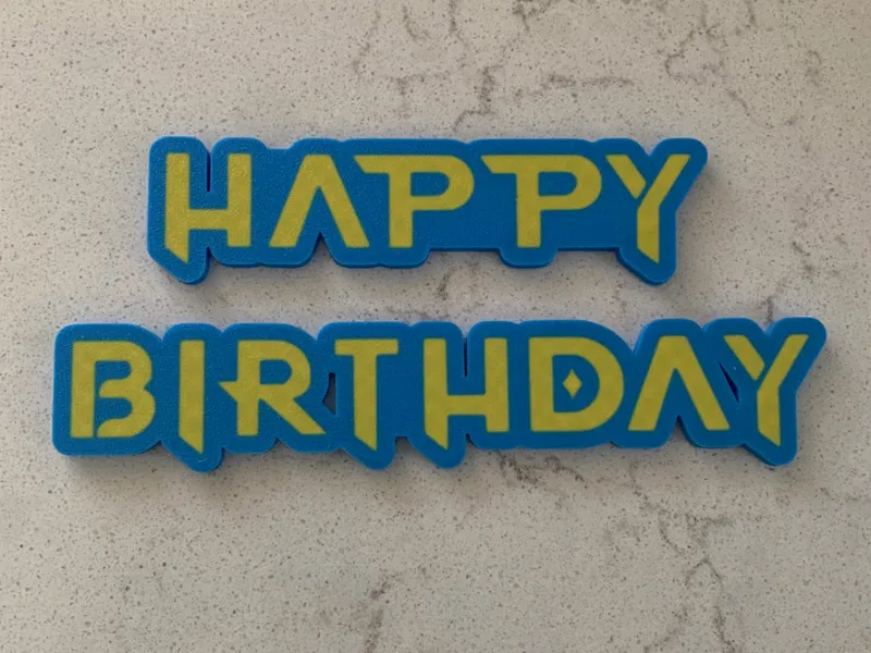 Happy Birthday Kpop Demon Hunter's Font