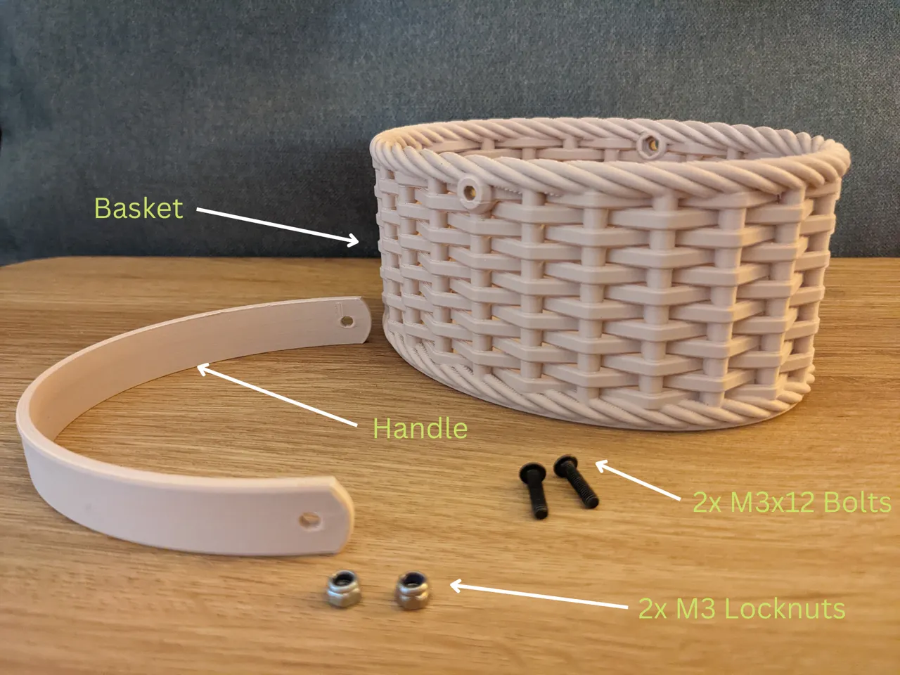 Woven Oval Basket view 2