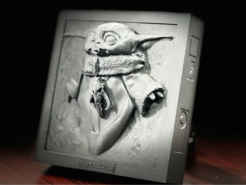 Baby Yoda (Grogu) Carbonite