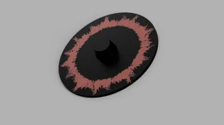 3 inch blast template with handle