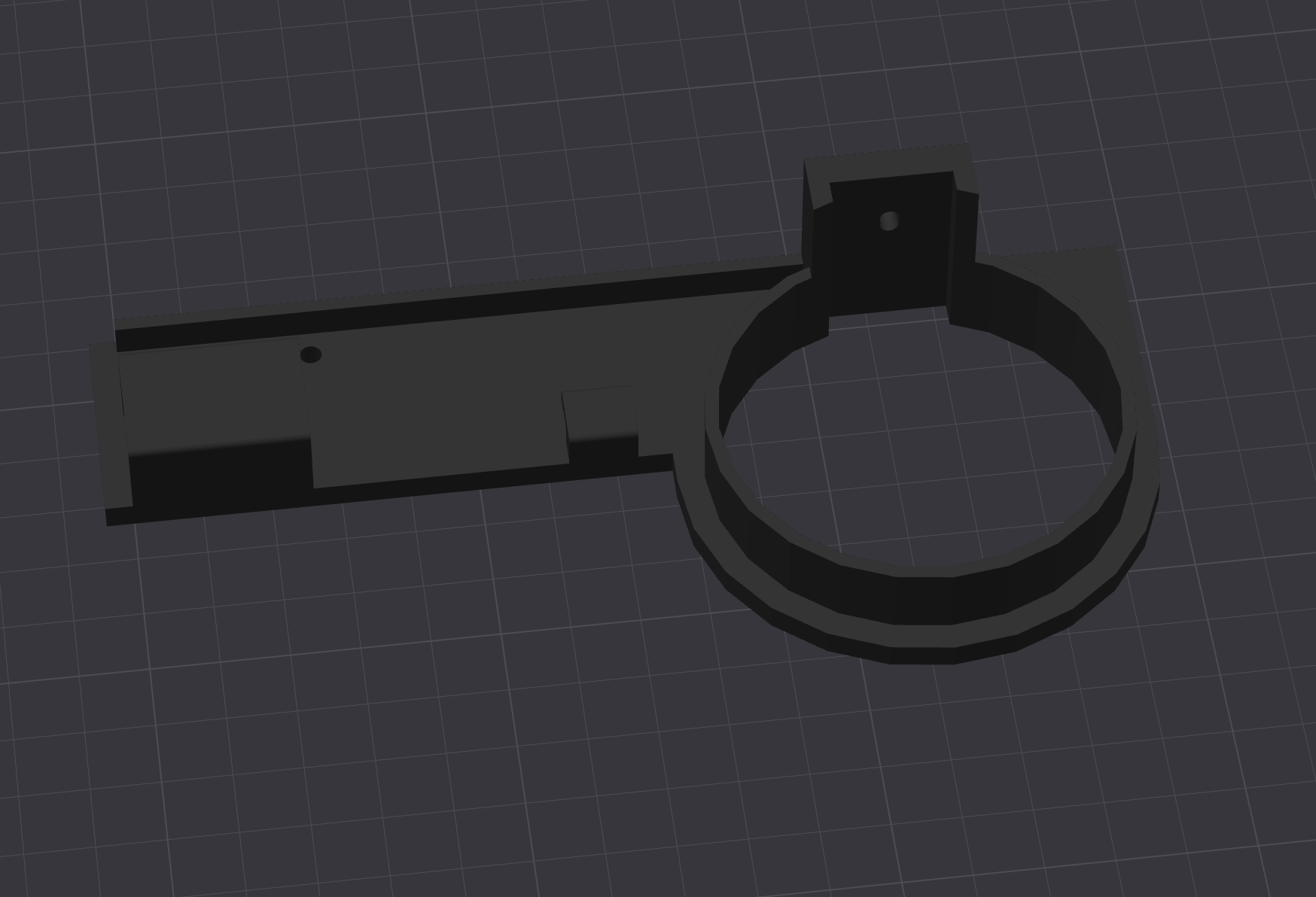 Miniatura 2 do modelo 3D P1S外挂摄像机G100支架V2.1