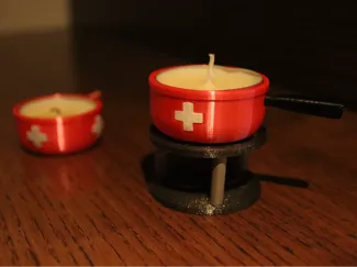 Mini Swiss Fondue Pot