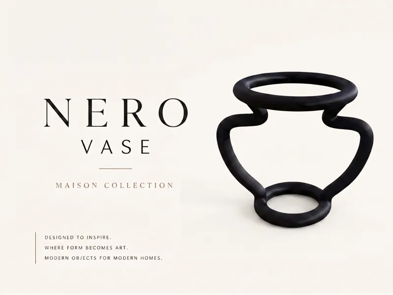 NERO Vase – Modern Vase