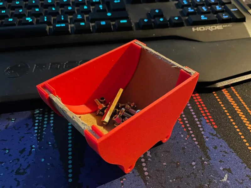 A simple container made of a Cardboard Spool