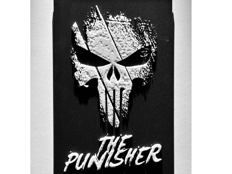Punisher 3D Picture / Relief