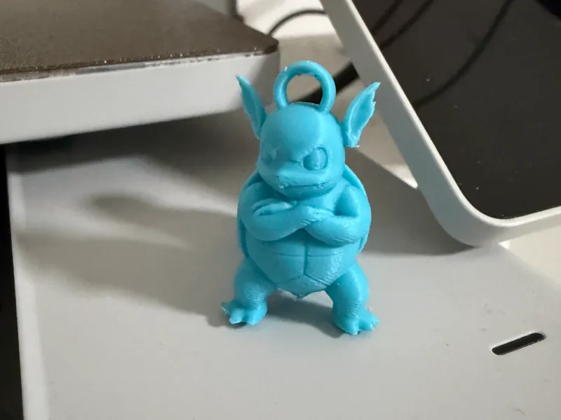 Cute mini Wartortle keychain