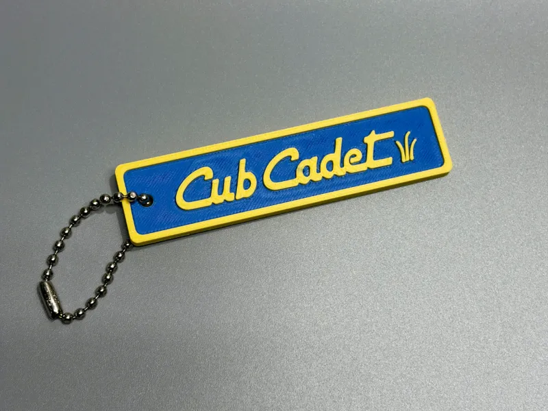 Cub Cadet Tractor Key Tag