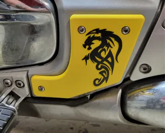 Swing Arm Pivot Covers - Dragon Design