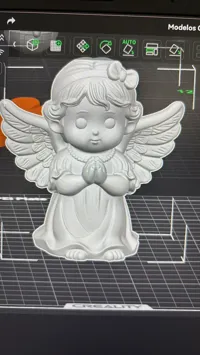 Ange déco pour gâteau de baptême — photo 6