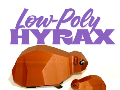 Low-Poly Hyrax 2.0 (WITH AMS)