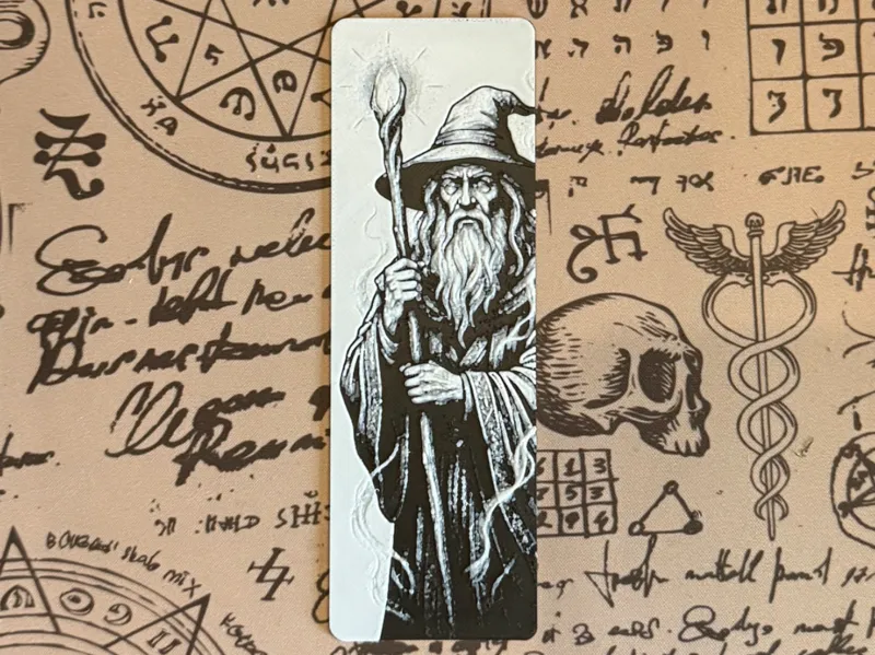 A bookmark from the Middle Earth: Gandalf