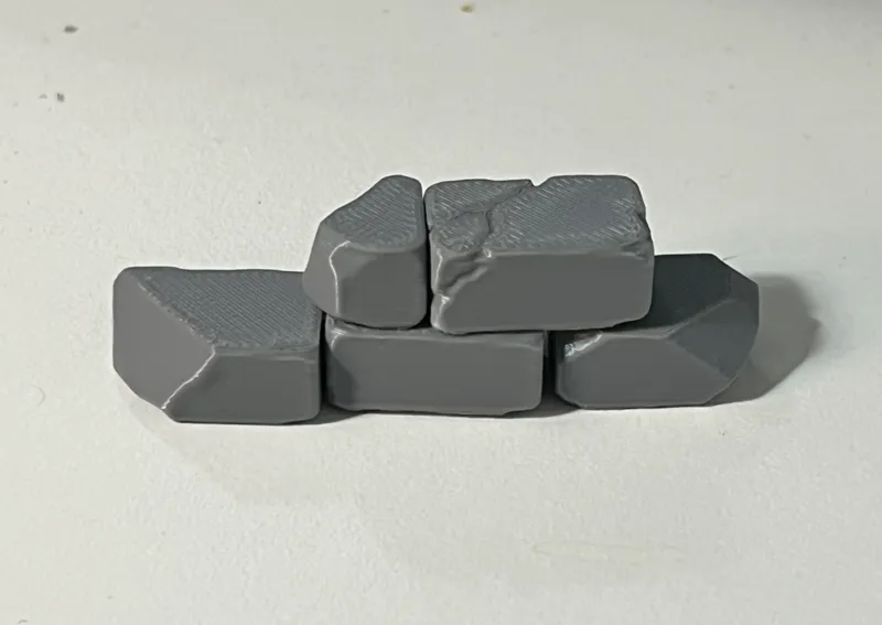 modular aged/damaged bricks