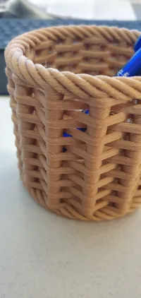 Pot à crayons tissé — photo 8