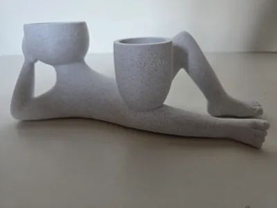 Lazy guy planter