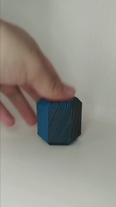 Twist Spiral Fidget Hexagon
