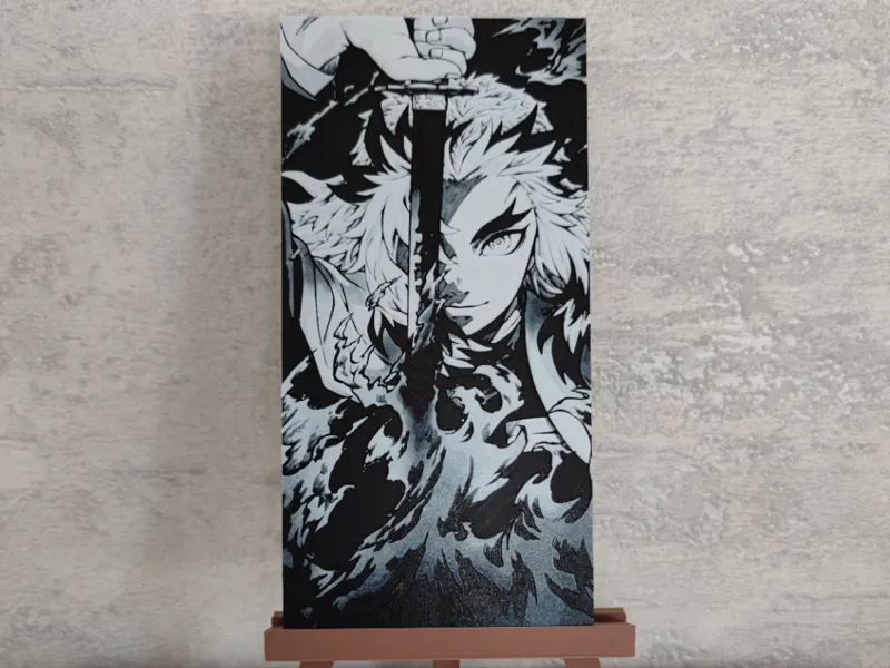 Demon Slayer Flammen Säule Hueforge