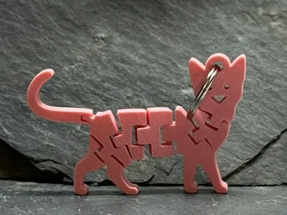 Katze Schlüsselanhänger fidget fröhlich 