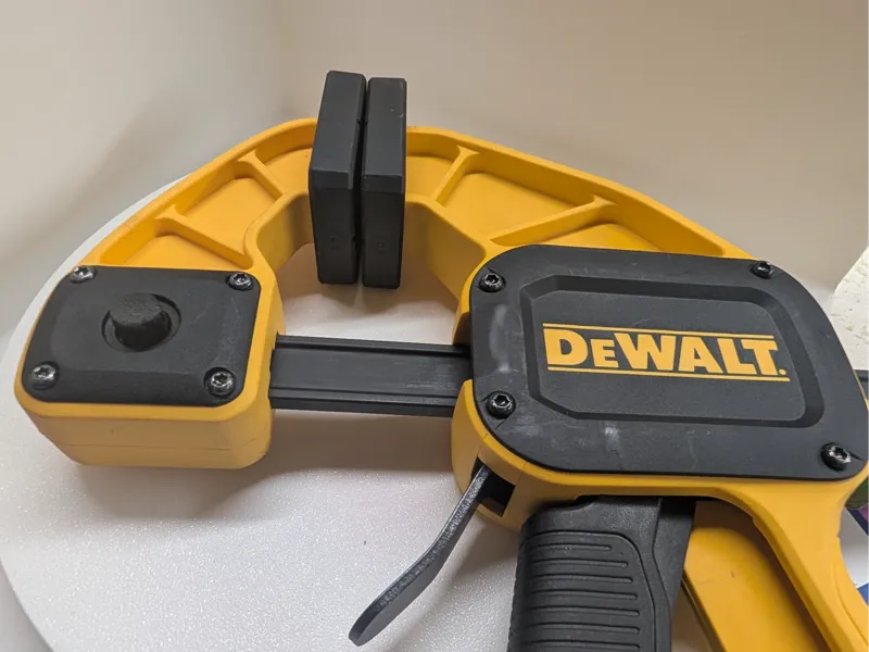 Large Dewalt clamp button 