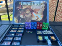 Plateaux de rangement et figurines pour jeu Dungeon! — photo 1