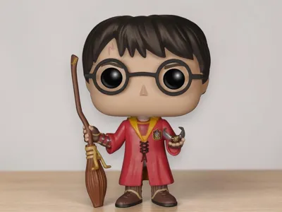Harry - Potter - Funko pop Style 3D Model