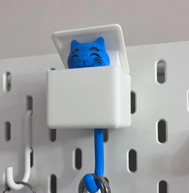 cute cat key holder for IKEA Skadis
