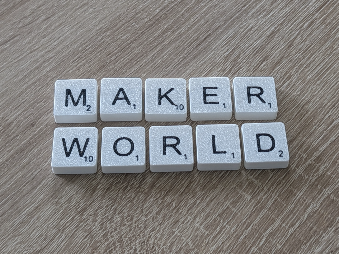 Parametric Scrabble Tiles & Fridge Magnets