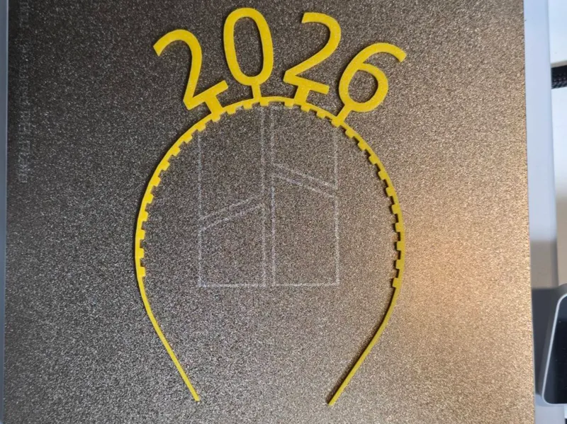 2026 New Year Headband