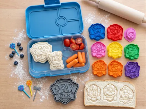 Accesorio de taller: Paw Patrol Deluxe Bento Sandwich Cutter — referencia de MakerWorld