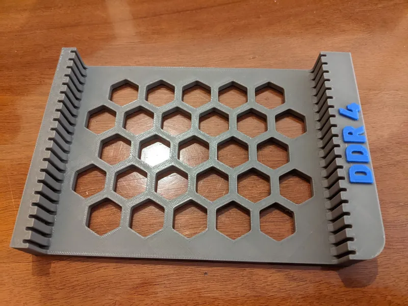 RAM Holder - 20x DDR2, DDR3 and DDR4 DIMM sticks rack.
