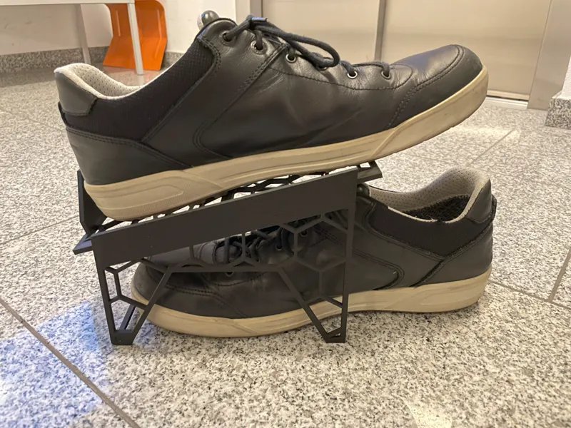 space saving stand for sneakers (printable on A1 Mini)