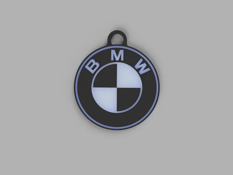 BMW Keychain - Only 6,5g - 40 min - Double Sited!