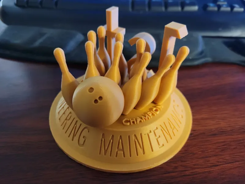 Bowling Trophy 1st Place 2025 Updated
