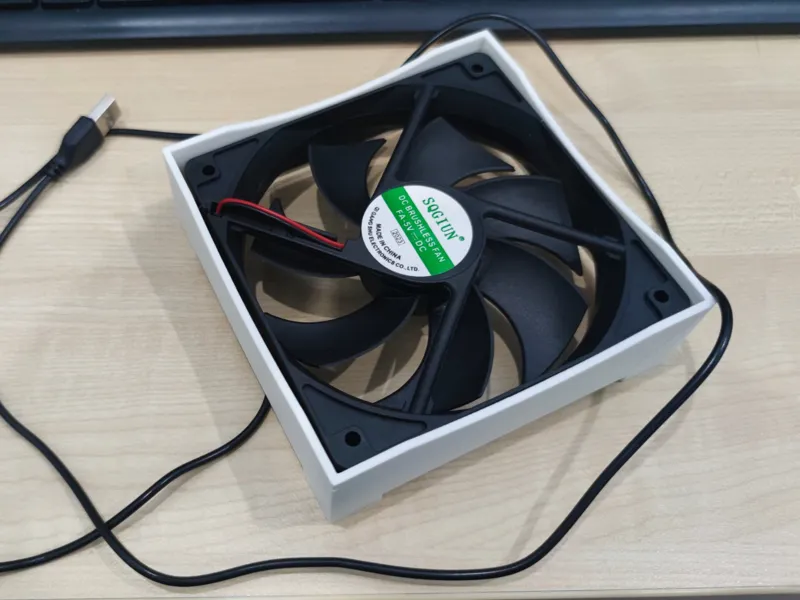 12cm Fan holder for router switch